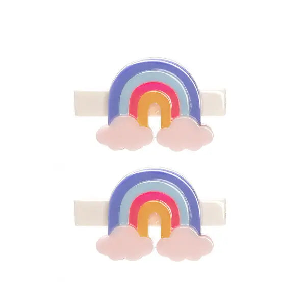 Rainbow Blues Hair Clips