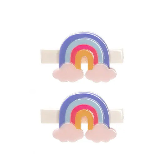 Rainbow Blues Hair Clips