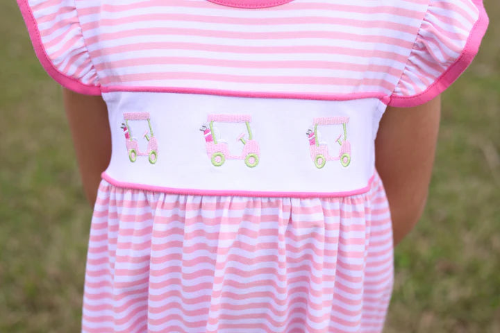Golf Cart Embroidered Dress