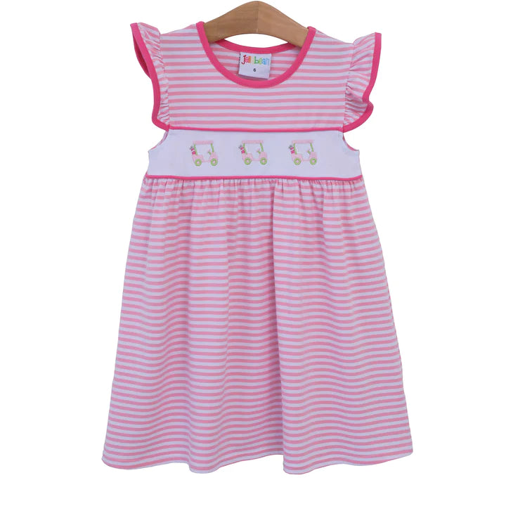 Golf Cart Embroidered Dress