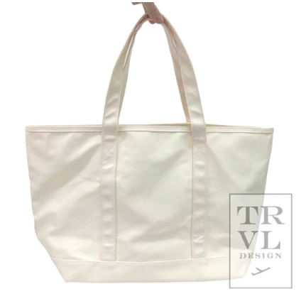 Coated Canvas Tote - Maxi