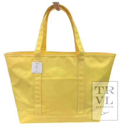 Coated Canvas Tote - Maxi
