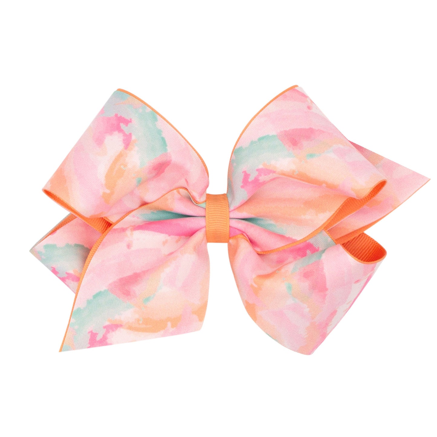 Watercolor Grosgrain Overlay Bow (King)