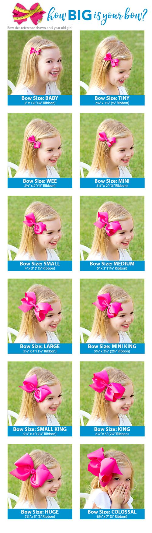 Mini Classic Grosgrain Bow (Multiple Colors)