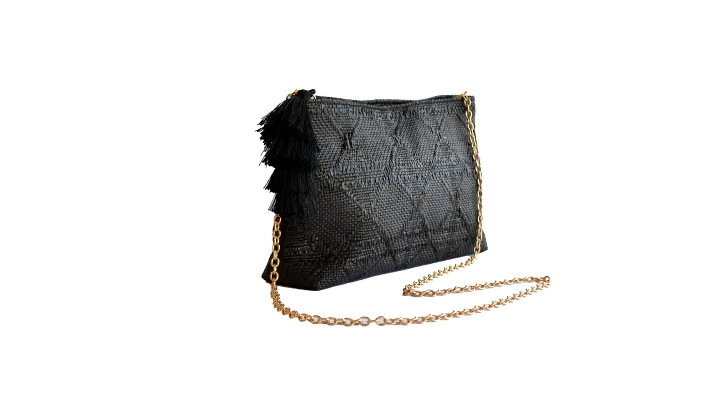 Bali Straw Clutch
