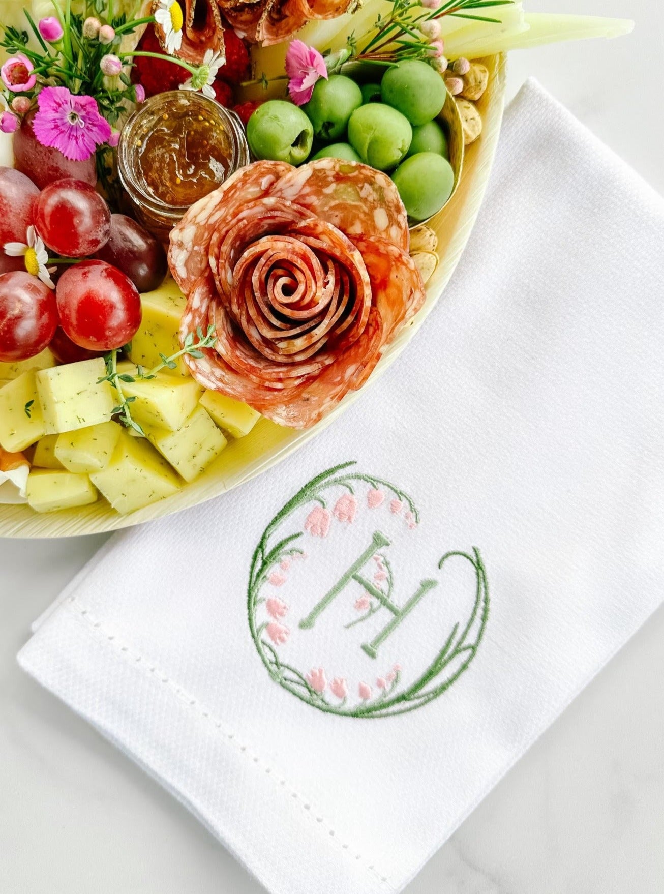 Lily of the Valley Fingertip Towel
