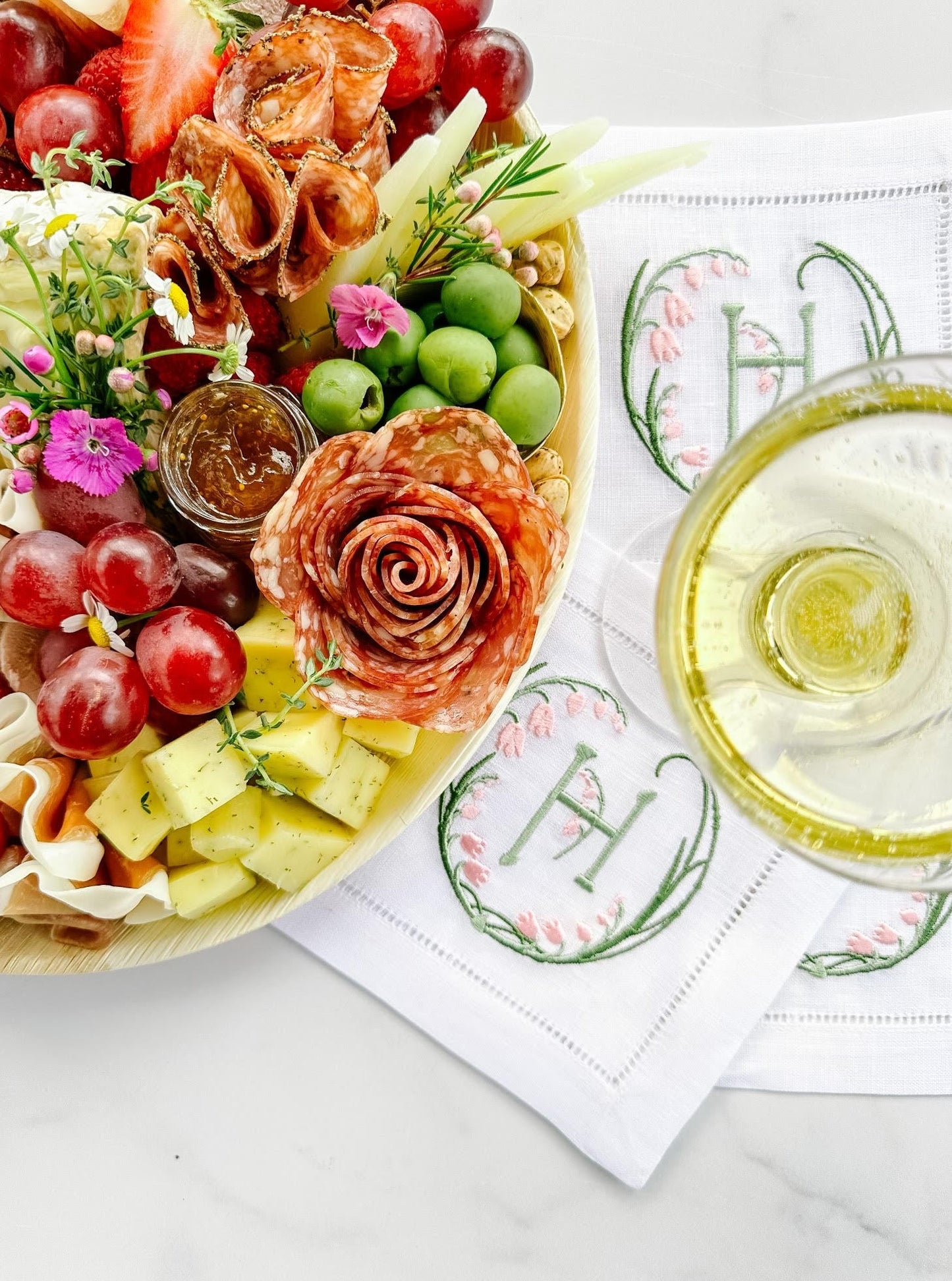 Lily of the Valley Cocktail Napkin