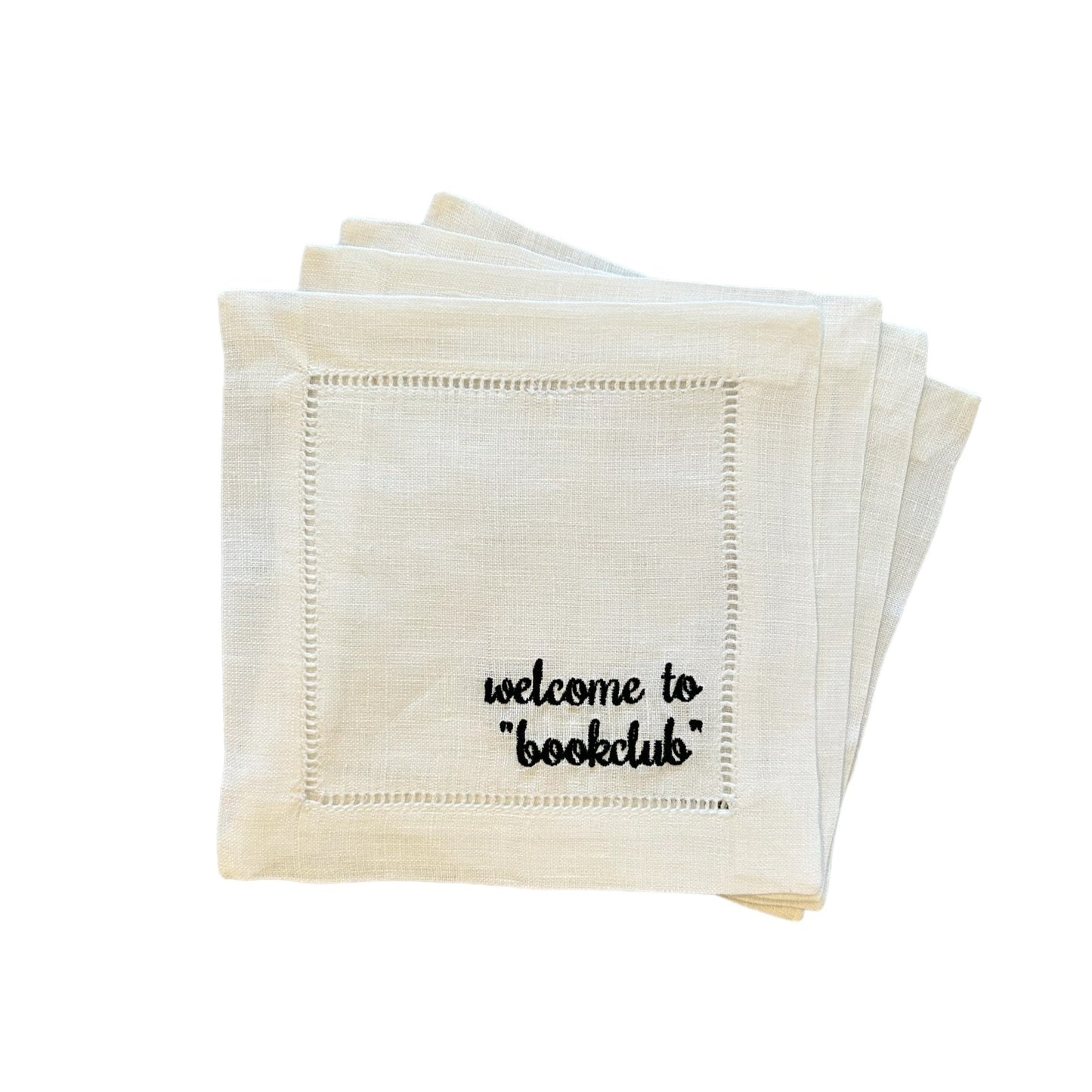 Cocktail Napkins - "Bookclub"