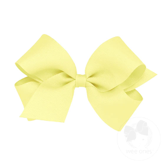 Medium Classic Grosgrain Bow (Multiple Colors)
