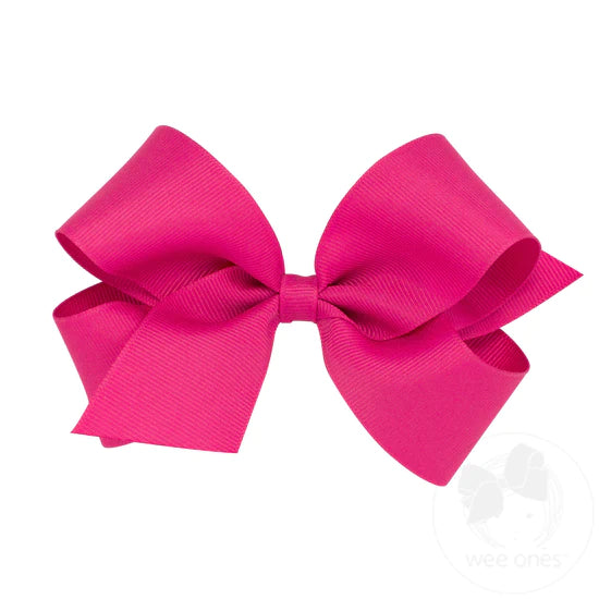 Medium Classic Grosgrain Bow (Multiple Colors)