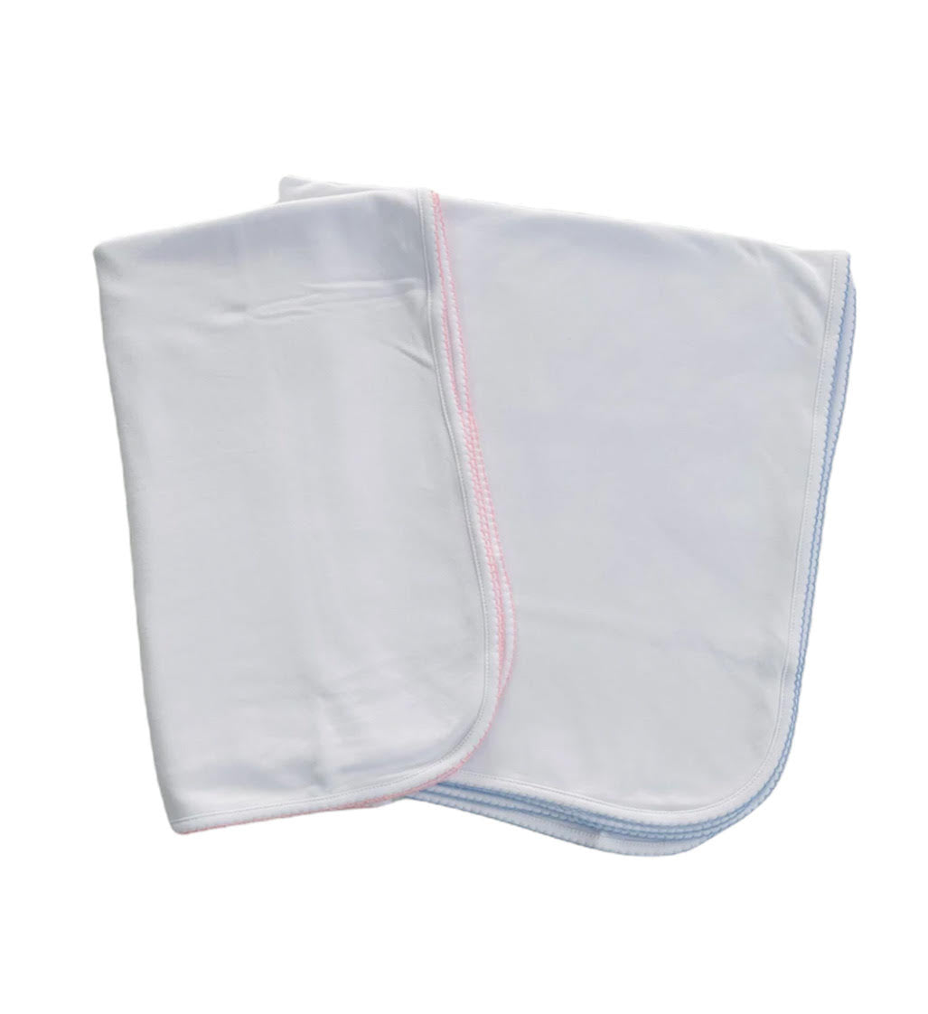 Picot Trim Baby Blanket