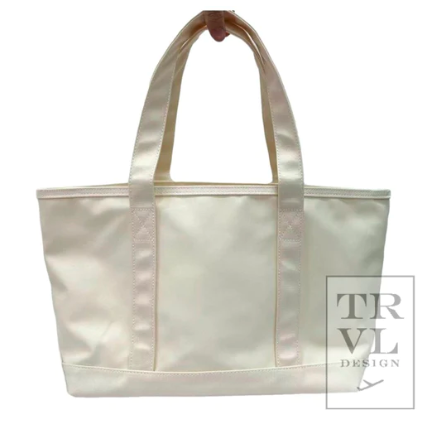 Coated Canvas Tote - Midi