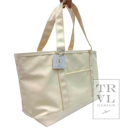 Coated Canvas Tote - Midi