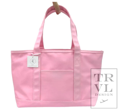 Coated Canvas Tote - Midi