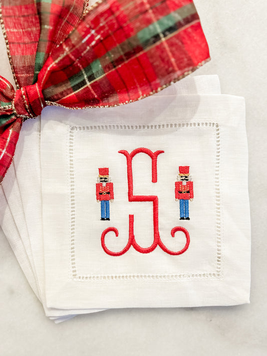 Mini Nutcracker Cocktail Napkins
