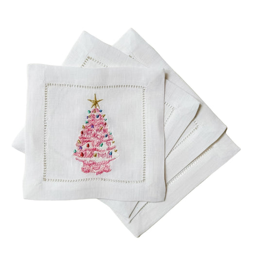 Porcelain Tree Cocktail Napkins