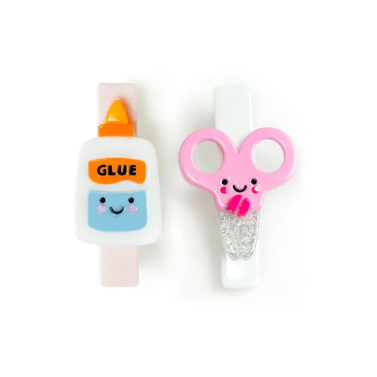 Glue & Scissors Hair Clips