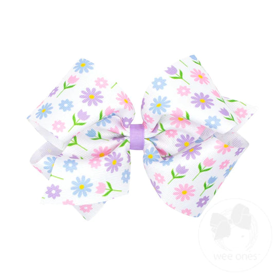 Spring Flowers Bow (King)