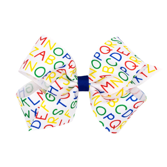 Back-to-School Letters Bow (Medium)