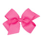 Medium Scalloped Edge Grosgrain Bow (Multiple Colors)