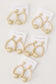 Metallic Lido Hoop Earrings