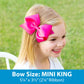 Mini King Classic Grosgrain Bow (Multiple Colors)