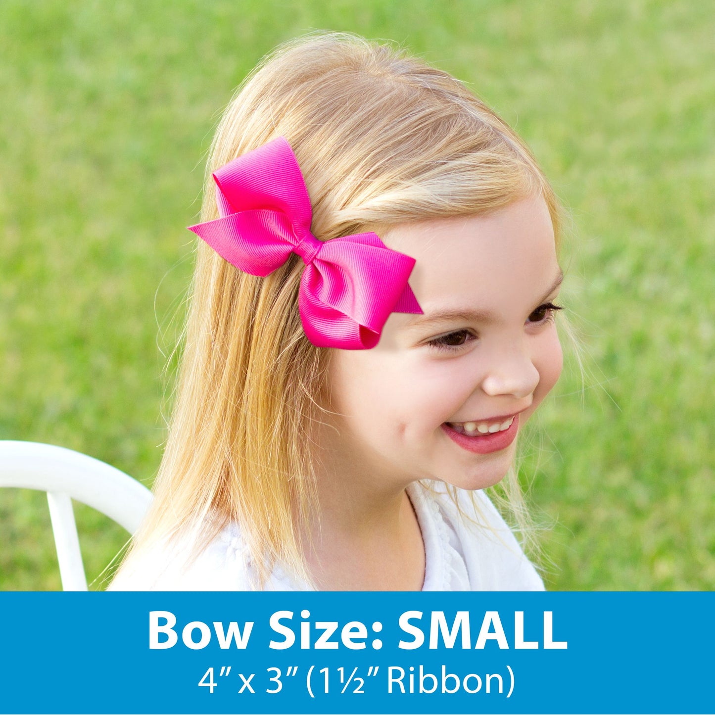 Small Classic Grosgrain Bow (Multiple Colors)