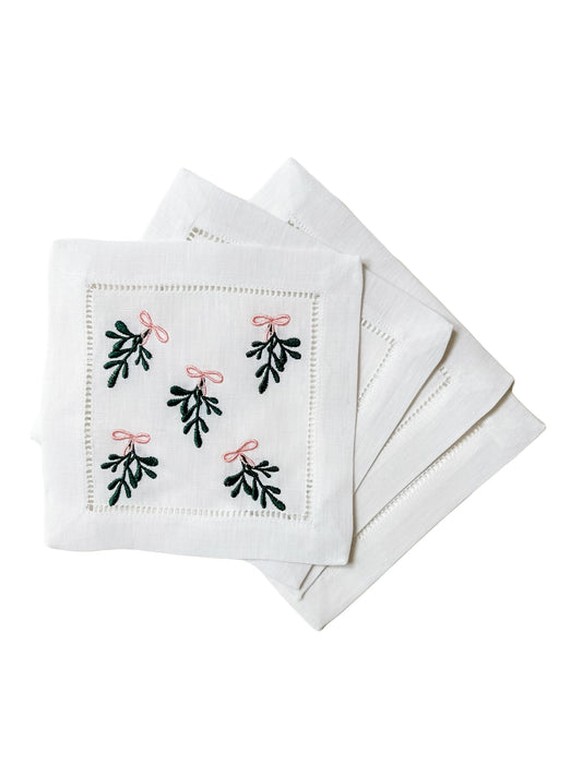 Mistletoe Cocktail Napkins