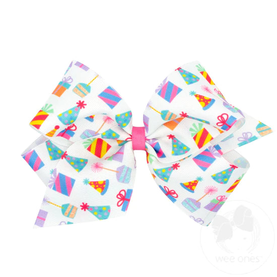 Colorful Birthday Bow (King)