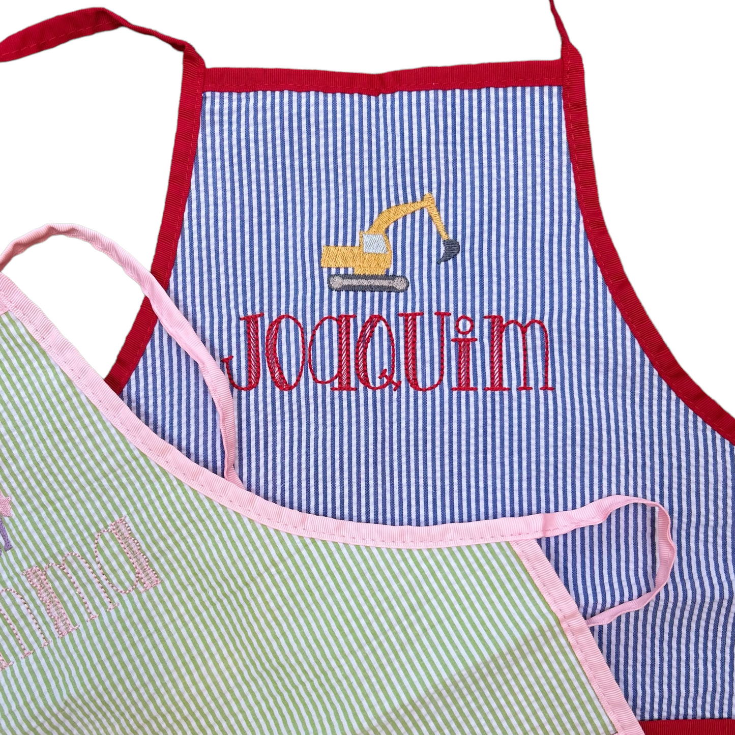 Seersucker Art Smock Apron