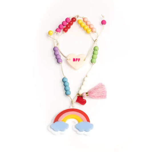 Rainbow Bead Necklace