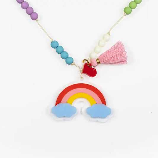 Rainbow Bead Necklace
