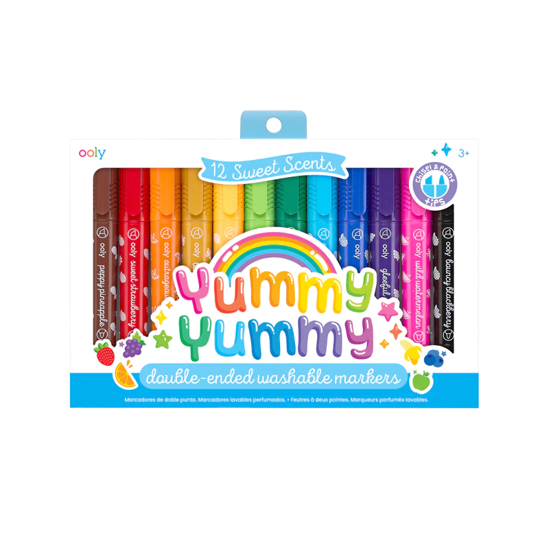 Yummy Yummy Double-Ended Scented Washable Markers